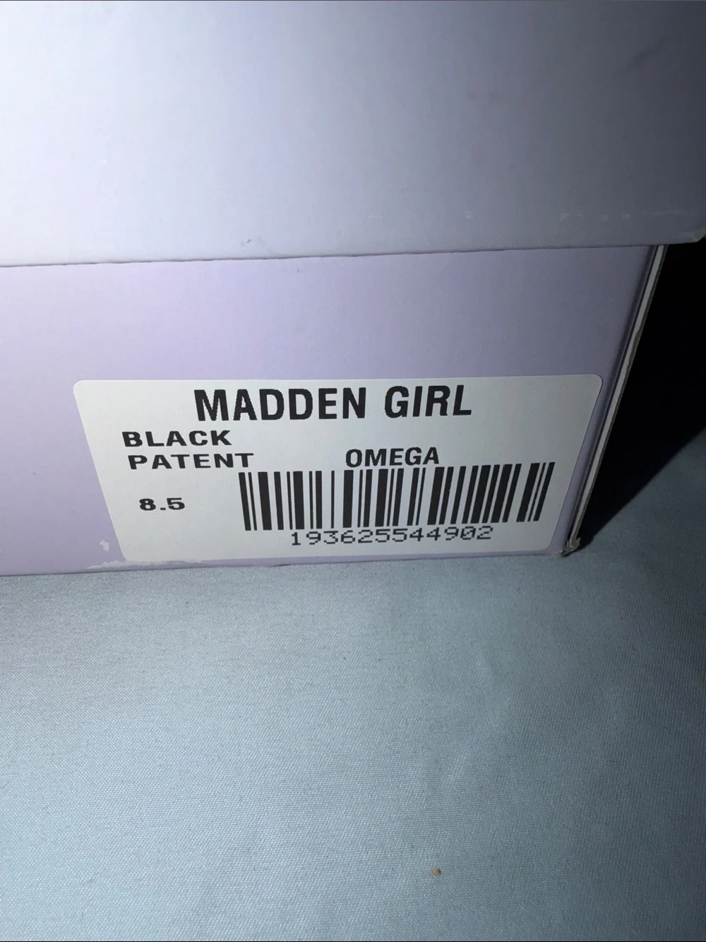Madden Girl Black Patent Platform Block Heel Sandals with Ankle Strap